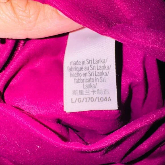 Victoria's Secret Dark Plum Satin Long Sleeve High Neck Bodysuit - Picture 6 of 6